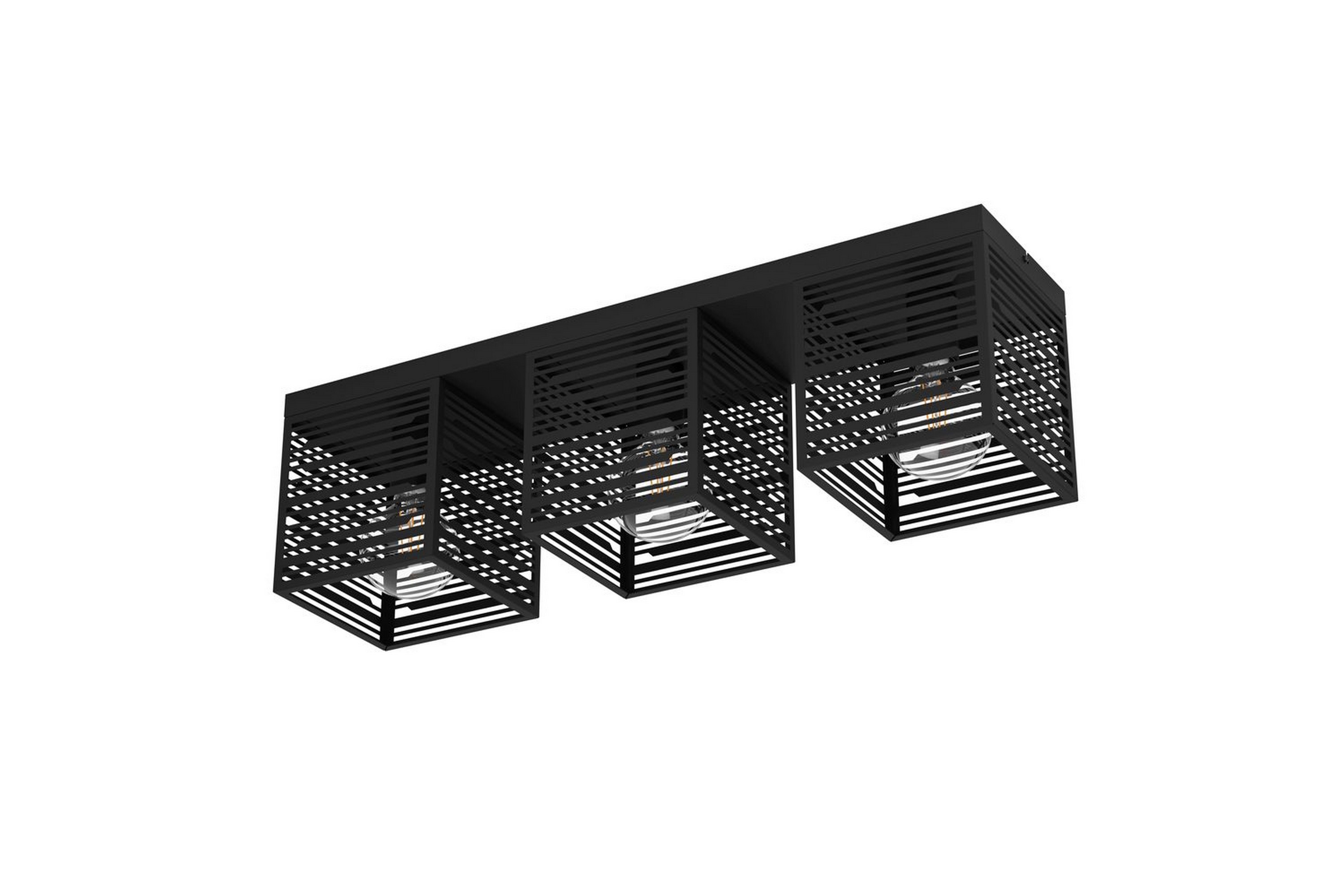 Taklampa Eglo Piedritas med 3 Lampor - Svart