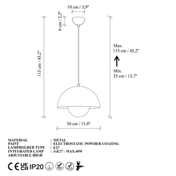 Eylul Pendellampa - Blå - Belysning - Lampor & belysning inomhus - Taklampa & takbelysning - Kristallkrona & takkrona