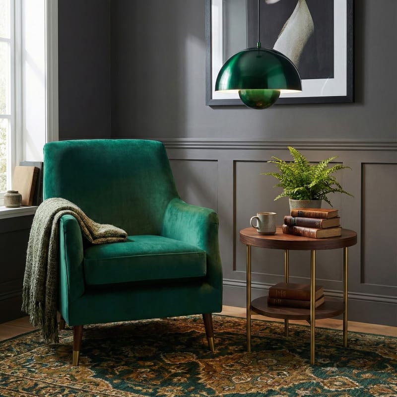 Eylul Pendellampa - Grön - Belysning - Lampor & belysning inomhus - Taklampa & takbelysning - Kristallkrona & takkrona