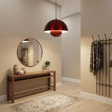 Eylul Pendellampa - Röd - Belysning - Lampor & belysning inomhus - Taklampa & takbelysning - Kristallkrona & takkrona