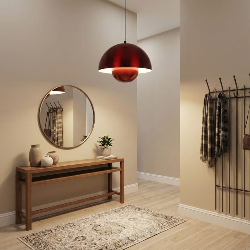 Eylul Pendellampa - Röd - Belysning - Lampor & belysning inomhus - Taklampa & takbelysning - Kristallkrona & takkrona