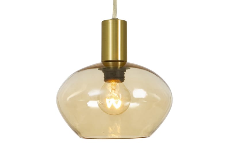 Fönsterlampa Bell Matt Mässing/Amber - Aneta Lighting - Taklampa sovrum - Kökslampa & taklampa kök - Hall lampa - Fönsterlampa - Pendellampa & hänglampa - Taklampa vardagsrum - Fönsterlampa hängande - Taklampa & takbelysning