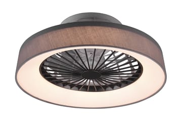 Farsund LED tak/ vägg fläkt grå - Grå - Belysning - Lampor & belysning inomhus - Taklampa & takbelysning - Takplafond
