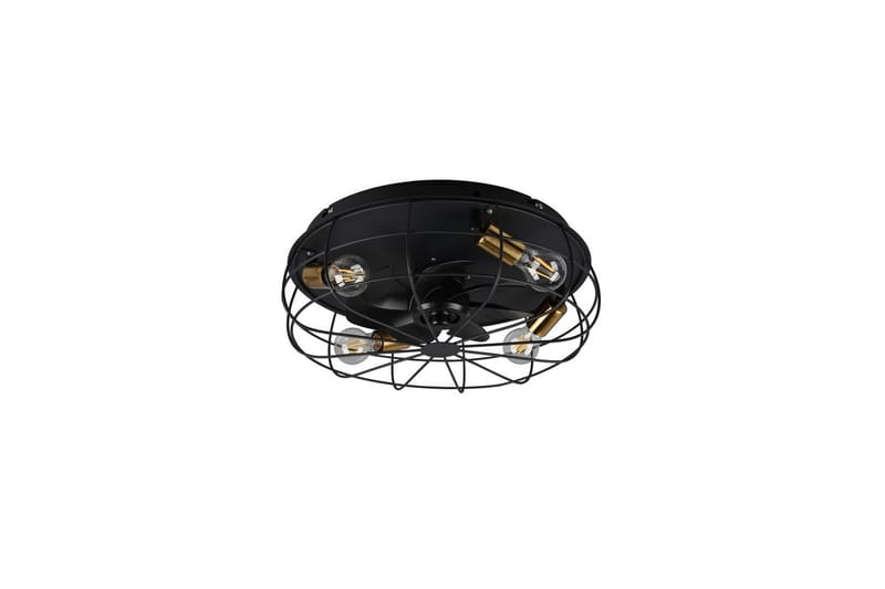 Fläkt TRIO Trondheim Mattsvart - Mattsvart - Belysning - Lampor & belysning inomhus - Taklampa & takbelysning - Takplafond