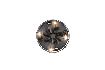 Fläkt TRIO Trondheim Mattsvart - Mattsvart - Belysning - Lampor & belysning inomhus - Taklampa & takbelysning - Takplafond