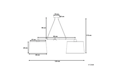 Fucino Taklampa 30 cm - Vit - Belysning - Lampor & belysning inomhus - Taklampa & takbelysning - Kökslampa & taklampa kök