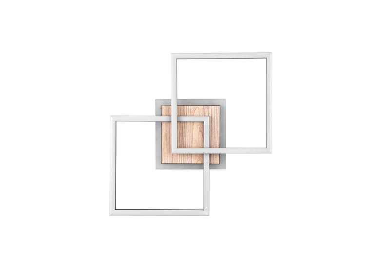 Giro LED Taklampa fyrkant mattsvart/ trä - Mattsvart/Trä - Belysning - Lampor & belysning inomhus - Taklampa & takbelysning - Takplafond