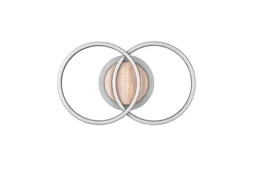 Giro LED Taklampa rund mattsvart/ trä - Mattsvart/Trä - Belysning - Lampor & belysning inomhus - Taklampa & takbelysning - Takplafond