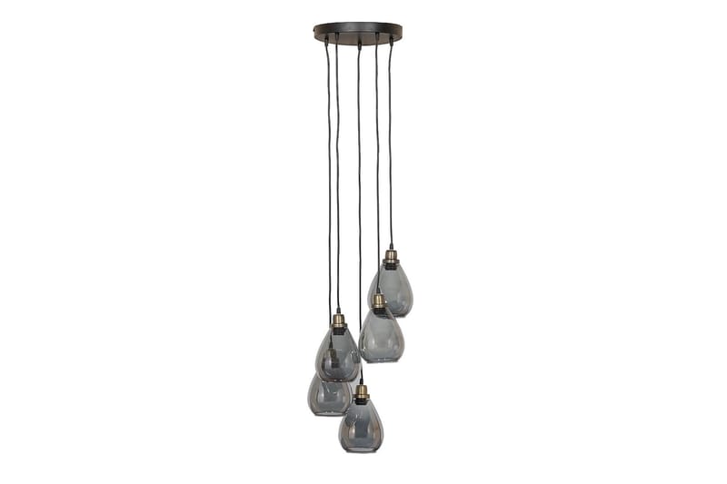 Hänglampa Gladiolus - Glas/Svart - Hall lampa - Taklampa & takbelysning - Fönsterlampa - Pendellampa & hänglampa - Kökslampa & taklampa kök - Taklampa vardagsrum - Fönsterlampa hängande - Taklampa sovrum