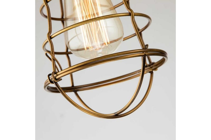 Halvflöjtmonterad Quoizel Mixon Väderbiten Mässing - Väderbiten Mässing - Belysning - Lampor & belysning inomhus - Taklampa & takbelysning - Takplafond