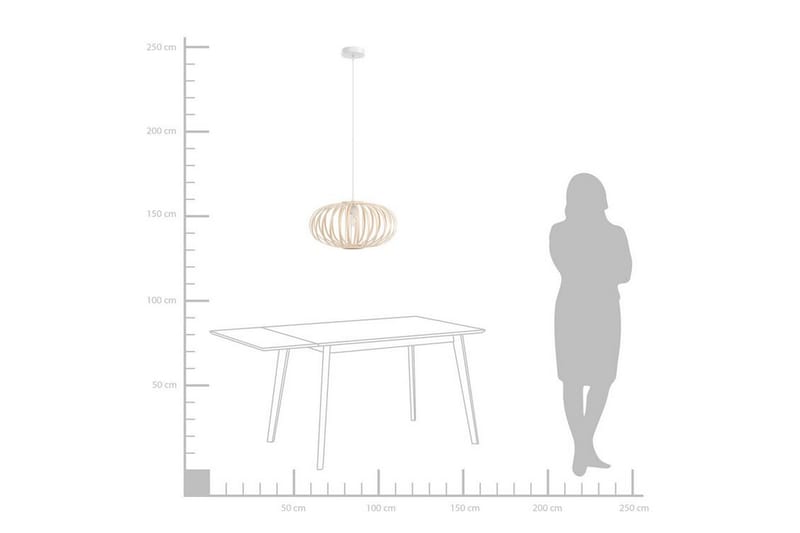 Havelen Taklampa Oval - Bambu/Ljusbrun - Belysning - Lampor & belysning inomhus - Taklampa & takbelysning - Kökslampa & taklampa kök