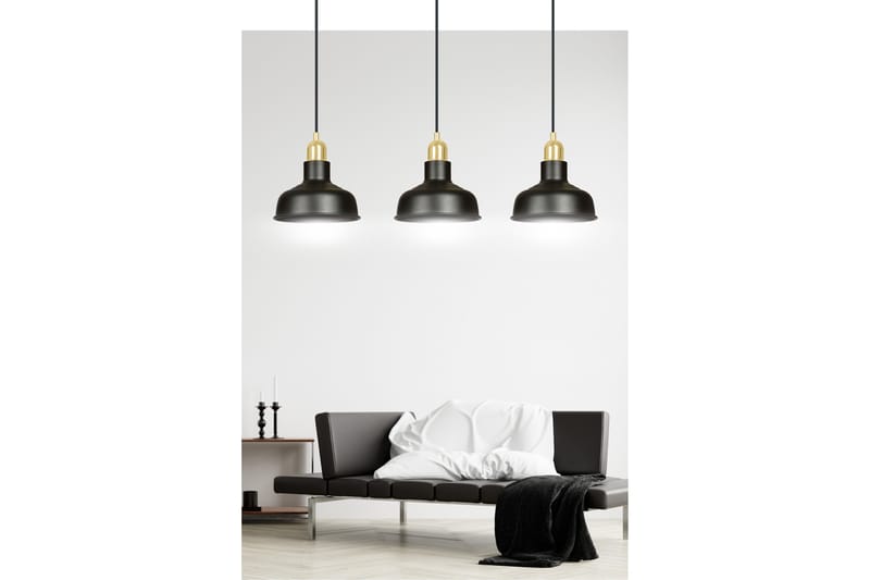 Ibor 3 pendel Svart - Scandinavian Choice - Taklampa sovrum - Kökslampa & taklampa kök - Hall lampa - Fönsterlampa - Pendellampa & hänglampa - Taklampa vardagsrum - Fönsterlampa hängande - Taklampa & takbelysning