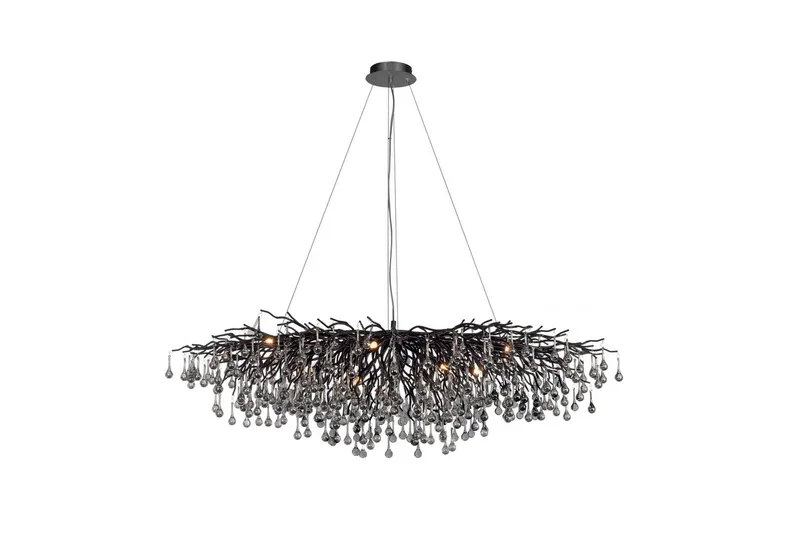 Istapp Paul Neuhaus Krona - Black - Belysning - Lampor & belysning inomhus - Taklampa & takbelysning - Kristallkrona & takkrona