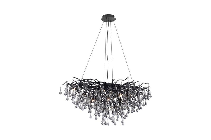 Istapp Paul Neuhaus Krona - Black - Belysning - Lampor & belysning inomhus - Taklampa & takbelysning - Kristallkrona & takkrona