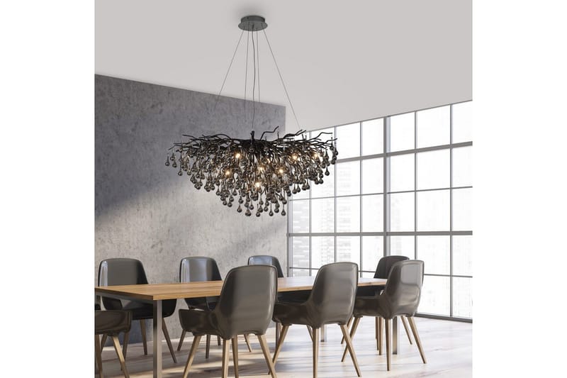 Istapp Paul Neuhaus Krona - Black - Belysning - Lampor & belysning inomhus - Taklampa & takbelysning - Kristallkrona & takkrona