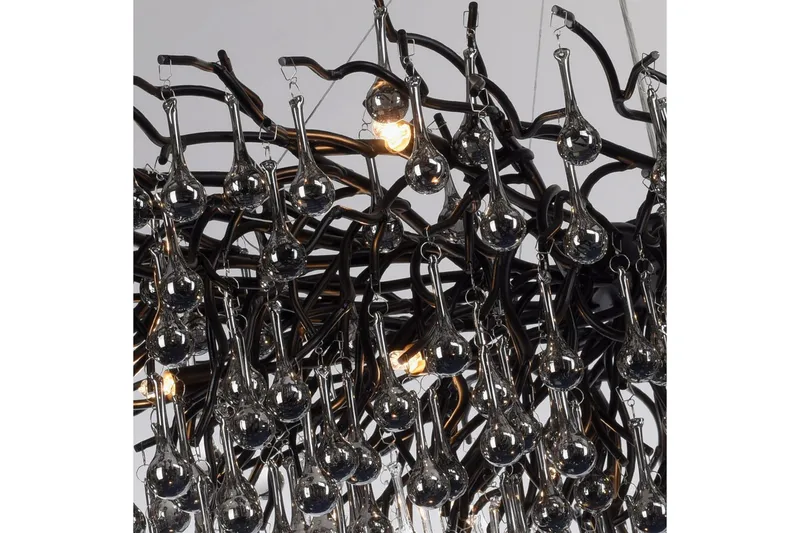 Istapp Paul Neuhaus Krona - Black - Belysning - Lampor & belysning inomhus - Taklampa & takbelysning - Kristallkrona & takkrona