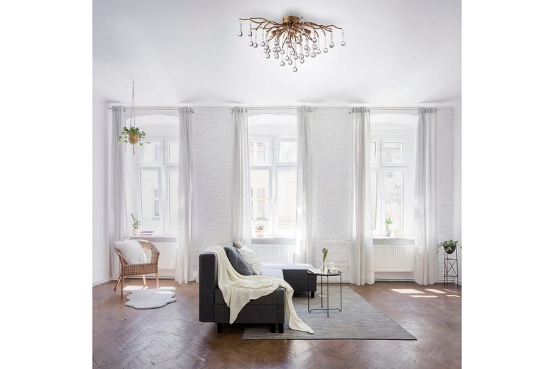 Istapp Paul Neuhaus Taklampa - Brass - Belysning - Lampor & belysning inomhus - Taklampa & takbelysning - Takplafond