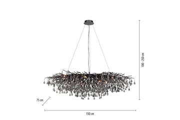 Istapp Paul Neuhaus Krona - Black - Belysning - Lampor & belysning inomhus - Taklampa & takbelysning - Kristallkrona & takkrona