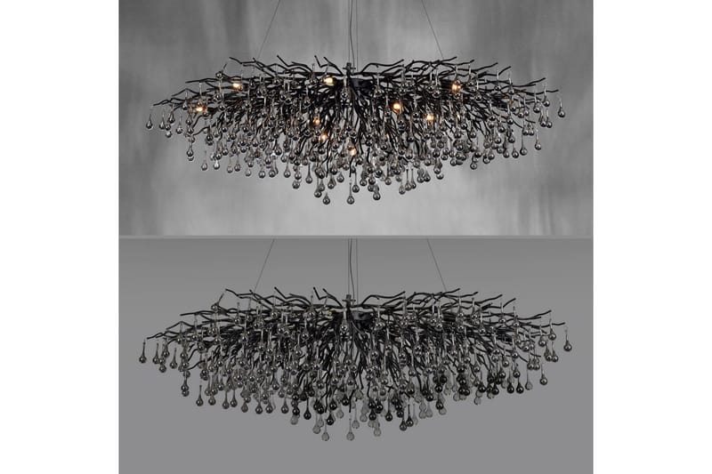 Istapp Paul Neuhaus Krona - Black - Belysning - Lampor & belysning inomhus - Taklampa & takbelysning - Kristallkrona & takkrona