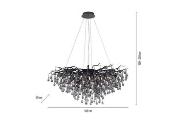 Istapp Paul Neuhaus Krona - Black - Belysning - Lampor & belysning inomhus - Taklampa & takbelysning - Kristallkrona & takkrona