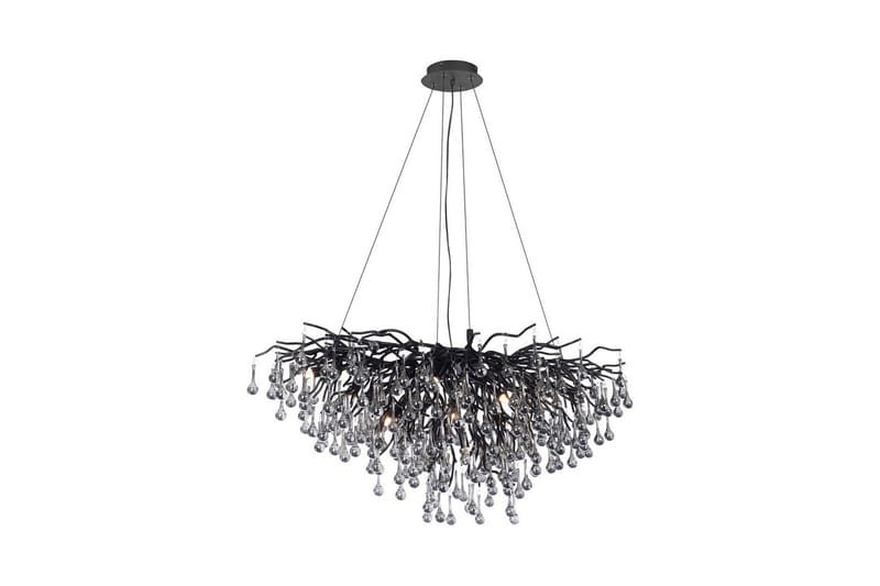 Istapp Paul Neuhaus Krona - Black - Belysning - Lampor & belysning inomhus - Taklampa & takbelysning - Kristallkrona & takkrona