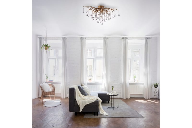 Istapp Paul Neuhaus Taklampa - Brass - Belysning - Lampor & belysning inomhus - Taklampa & takbelysning - Takplafond