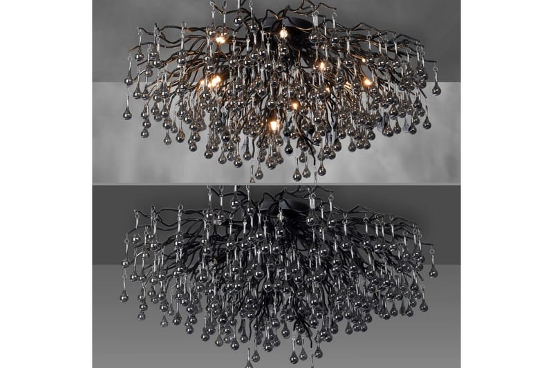 Istapp Paul Neuhaus Taklampa - Black - Belysning - Lampor & belysning inomhus - Taklampa & takbelysning - Kristallkrona & takkrona