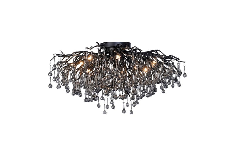 Istapp Paul Neuhaus Taklampa - Black - Belysning - Lampor & belysning inomhus - Taklampa & takbelysning - Kristallkrona & takkrona