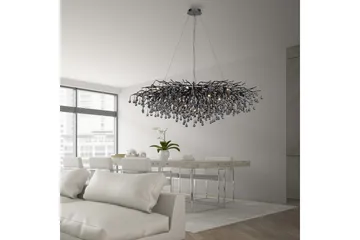 Istapp Paul Neuhaus Krona - Black - Belysning - Lampor & belysning inomhus - Taklampa & takbelysning - Kristallkrona & takkrona