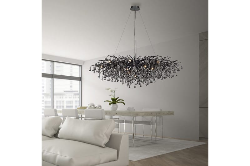 Istapp Paul Neuhaus Krona - Black - Belysning - Lampor & belysning inomhus - Taklampa & takbelysning - Kristallkrona & takkrona