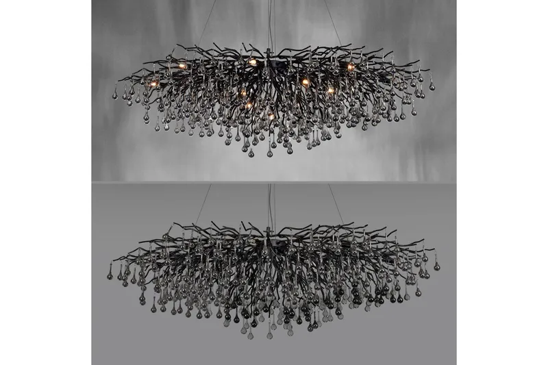 Istapp Paul Neuhaus Krona - Black - Belysning - Lampor & belysning inomhus - Taklampa & takbelysning - Kristallkrona & takkrona