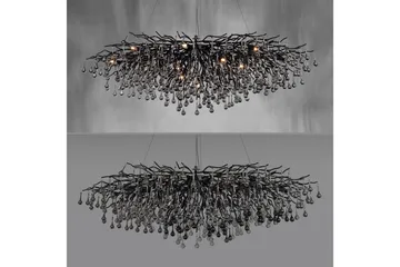 Istapp Paul Neuhaus Krona - Black - Belysning - Lampor & belysning inomhus - Taklampa & takbelysning - Kristallkrona & takkrona