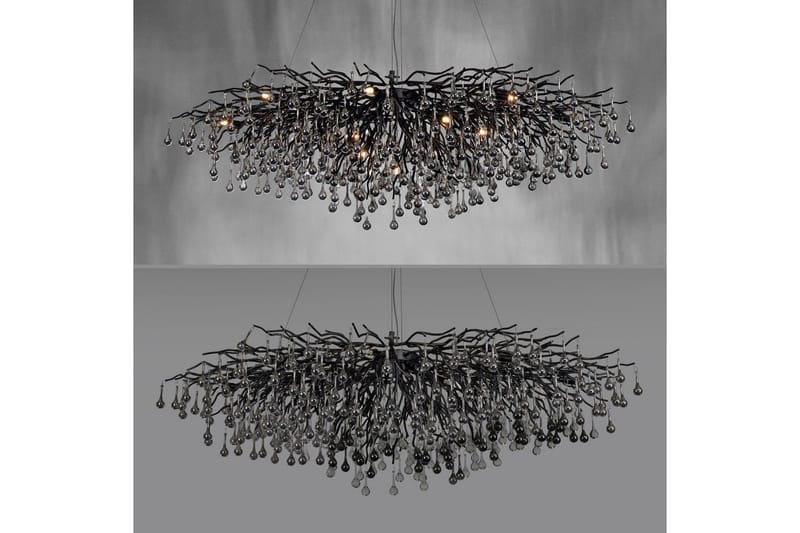 Istapp Paul Neuhaus Krona - Black - Belysning - Lampor & belysning inomhus - Taklampa & takbelysning - Kristallkrona & takkrona