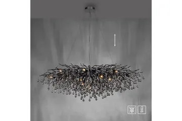 Istapp Paul Neuhaus Krona - Black - Belysning - Lampor & belysning inomhus - Taklampa & takbelysning - Kristallkrona & takkrona