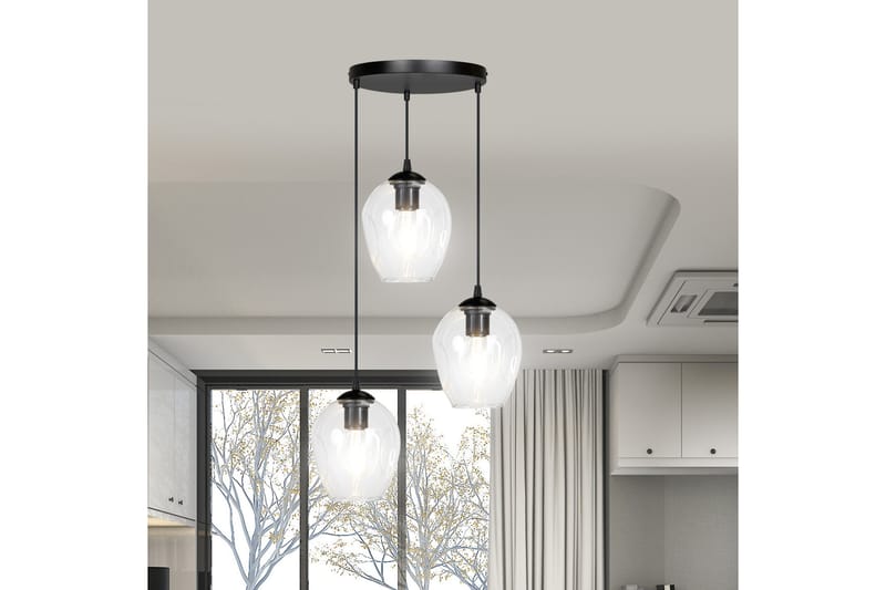 Istar 3 Premium pendel Transparent - Scandinavian Choice - Taklampa sovrum - Kökslampa & taklampa kök - Hall lampa - Fönsterlampa - Pendellampa & hänglampa - Taklampa vardagsrum - Fönsterlampa hängande - Taklampa & takbelysning