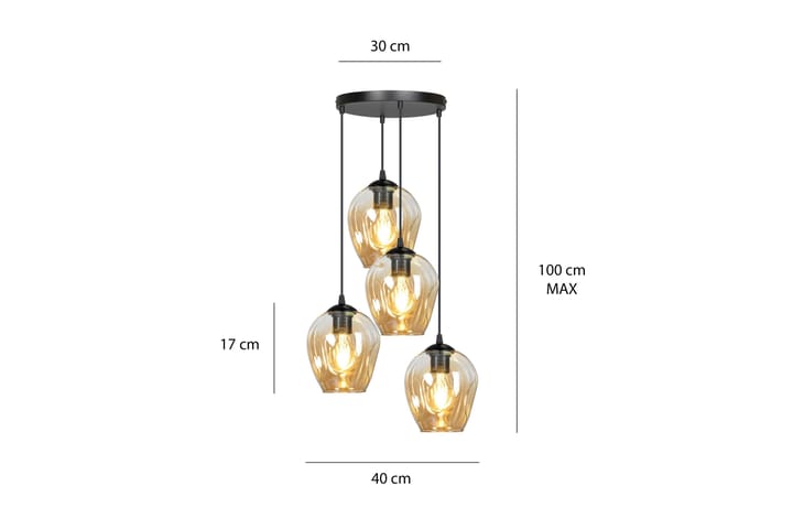 Istar 4 Premium pendel Honung - Scandinavian Choice - Taklampa & takbelysning - Fönsterlampa - Hall lampa - Pendellampa & hänglampa - Kökslampa & taklampa kök - Taklampa vardagsrum - Fönsterlampa hängande - Taklampa sovrum
