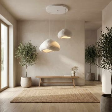 Kaolins Pendellampa - Vit - Belysning - Lampor & belysning inomhus - Taklampa & takbelysning - Kristallkrona & takkrona