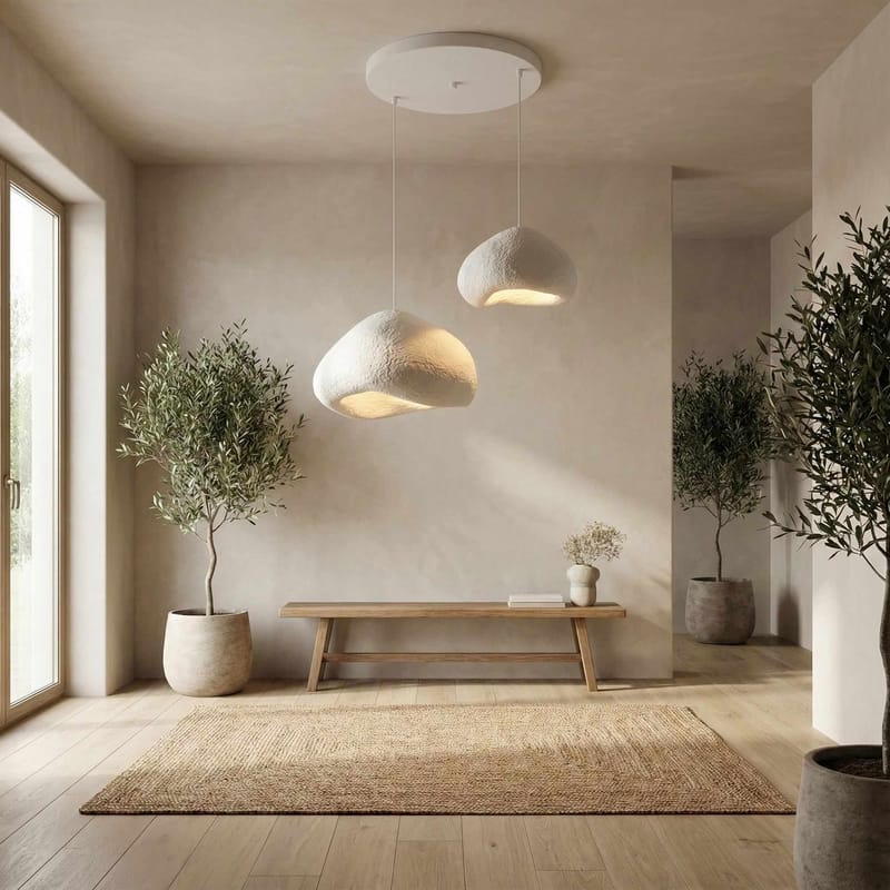 Kaolins Pendellampa - Vit - Belysning - Lampor & belysning inomhus - Taklampa & takbelysning - Kristallkrona & takkrona