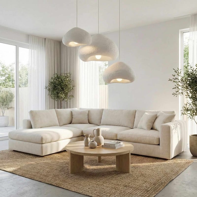 Kaolins Pendellampa - Vit - Belysning - Lampor & belysning inomhus - Taklampa & takbelysning - Kristallkrona & takkrona