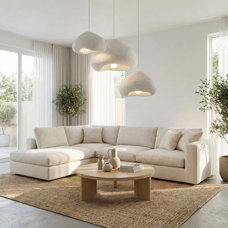 Kaolins Pendellampa - Vit - Belysning - Lampor & belysning inomhus - Taklampa & takbelysning - Kristallkrona & takkrona