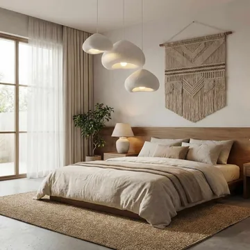 Kaolins Pendellampa - Vit - Belysning - Lampor & belysning inomhus - Taklampa & takbelysning - Kristallkrona & takkrona