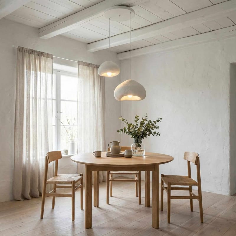 Kaolins Pendellampa - Vit - Belysning - Lampor & belysning inomhus - Taklampa & takbelysning - Kristallkrona & takkrona