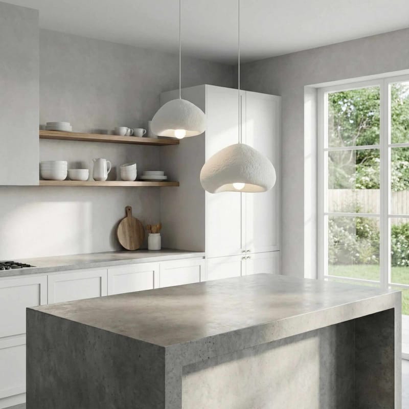 Kaolins Pendellampa - Vit - Belysning - Lampor & belysning inomhus - Taklampa & takbelysning - Kristallkrona & takkrona