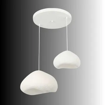 Kaolins Pendellampa - Vit - Belysning - Lampor & belysning inomhus - Taklampa & takbelysning - Kristallkrona & takkrona