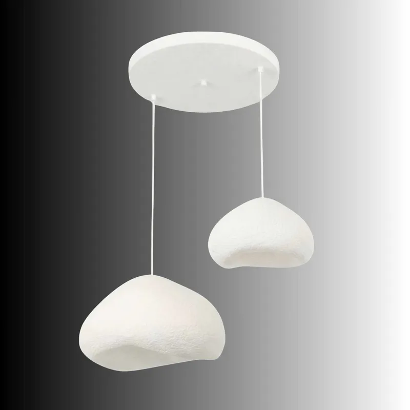 Kaolins Pendellampa - Vit - Belysning - Lampor & belysning inomhus - Taklampa & takbelysning - Kristallkrona & takkrona