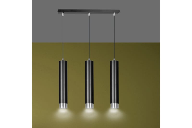 Kibo 3 pendel Svart - Scandinavian Choice - Taklampa sovrum - Kökslampa & taklampa kök - Hall lampa - Fönsterlampa - Pendellampa & hänglampa - Taklampa vardagsrum - Fönsterlampa hängande - Taklampa & takbelysning