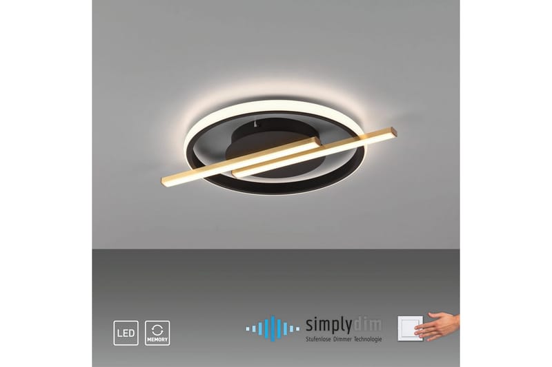 Korsa Just Light Taklampa - Brass - Belysning - Lampor & belysning inomhus - Taklampa & takbelysning - Takplafond