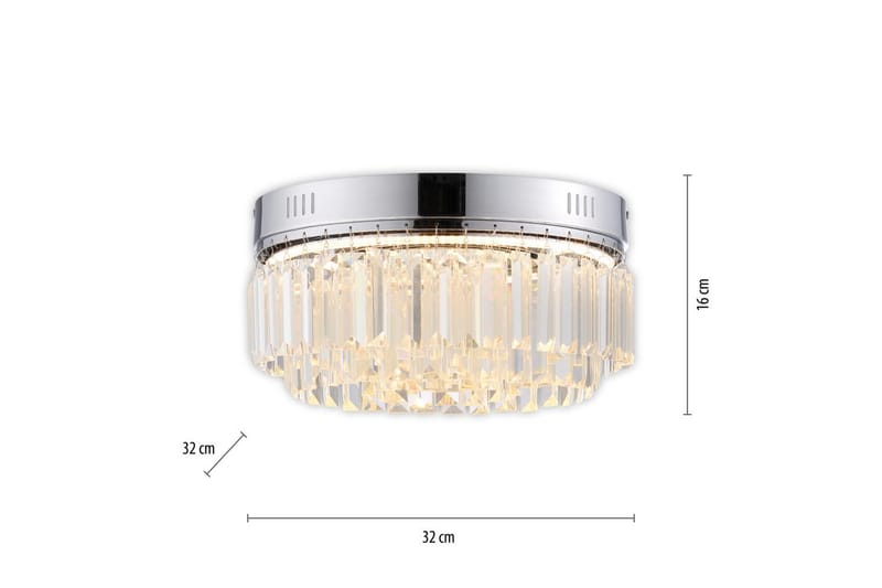 Krista Paul Neuhaus Taklampa - Chrome - Belysning - Lampor & belysning inomhus - Taklampa & takbelysning - Takplafond