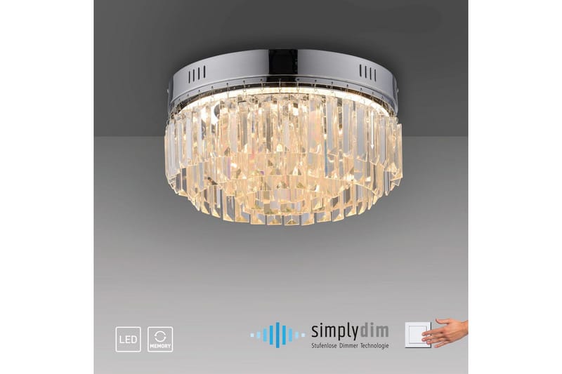 Krista Paul Neuhaus Taklampa - Chrome - Belysning - Lampor & belysning inomhus - Taklampa & takbelysning - Takplafond