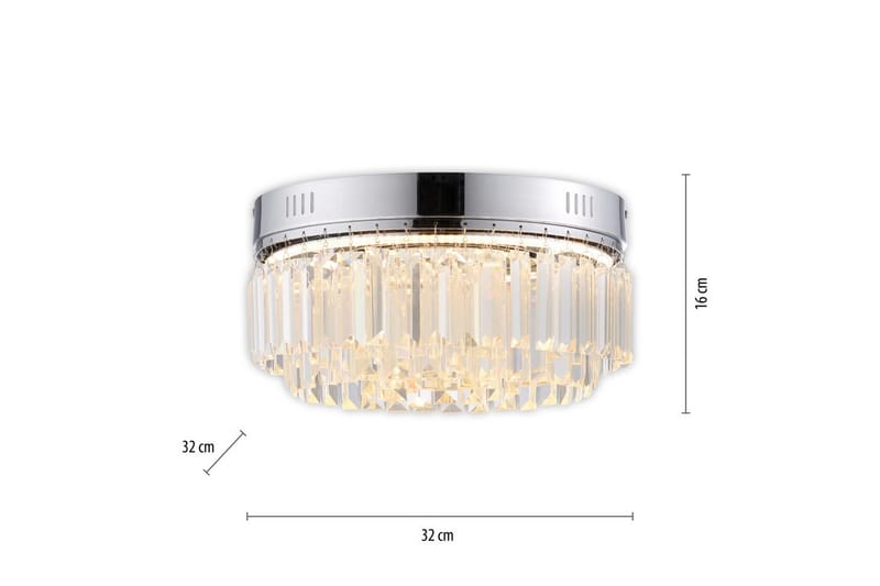 Krista Paul Neuhaus Taklampa - Chrome - Belysning - Lampor & belysning inomhus - Taklampa & takbelysning - Takplafond